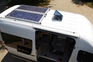 130W flush-mounted RV solar panels