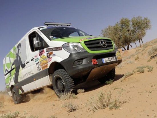 Sprinter 4x4 in the Rallye Aïcha des Gazelles 2014