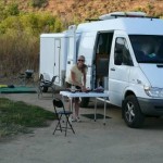 DIY Sprinter van on the road