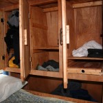 Cabinet's in Mike's DIY Sprinter camper