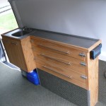 DIY Sprinter van galley cabinet
