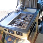 Sprinter galley with Dickinson propane cooktop