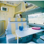 2006 Airstream Sprinter Westfalia dining/living area
