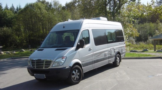 Sprinter 170" camper van, rental from All West RV (https://www.allwestrv.ca/2011/v-sprinter.php)