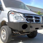 Bumper on Sportsmobile Sprinter converted to 4x4 by Whitefeather