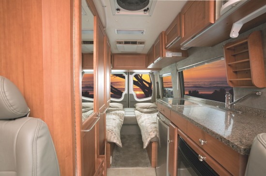 Looking rearwards in a RoadTrek RS Adventurous
