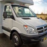 Sprinter cube-body RV by TriVan