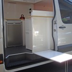 Outside table on stealth Sprinter conversion