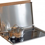 Wallas 85DU stove with 270 heater blower lid