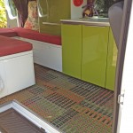 Kitchen and cabinetry in Peter's DIY Sprinter camper conversion (photo: Peter Juen)